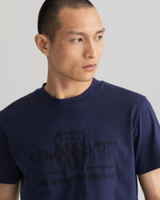 T-Shirt com logotipo GANT